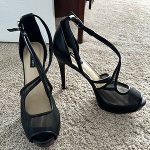 Nine West Women's Dress Platform Open Toe Strappy heels